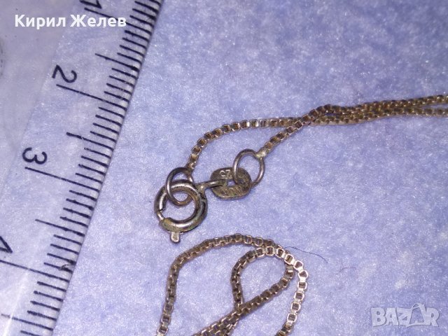 СТАРИНЕН ФИЛИГРАНЕН СРЕБЪРЕН МЕДАЛЬОН ЧЕТИРИЛИСТНА ДЕТЕЛИНА с ВЕРИЖКА от СРЕБРО 925 РЕТРО БИЖУ 34432, снимка 14 - Антикварни и старинни предмети - 39471413