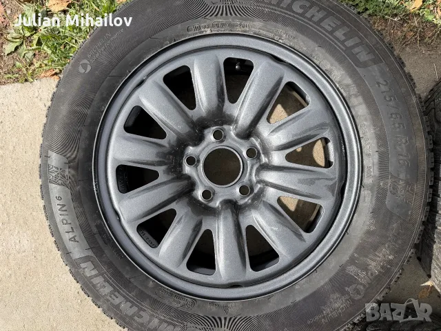 Джанти със зимни гуми, снимка 3 - Гуми и джанти - 56544143