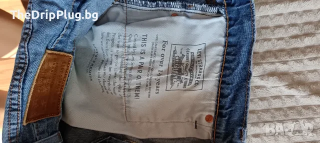 Levis мъжки къси дънки размер 32 син цвят отлично състояние , снимка 6 - Къси панталони - 55849428