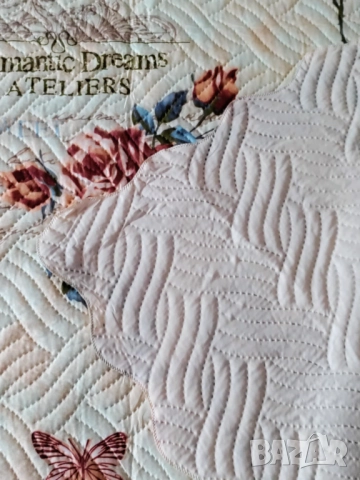 Красиво двулицево шалте голям размер, снимка 3 - Покривки за легло - 52773395