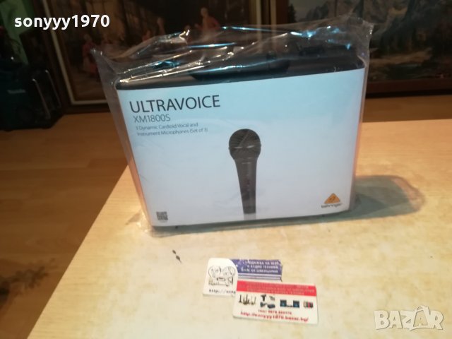 BEHRINGER-КУФАР С 3 МИКРОФОНА 2201222050, снимка 7 - Микрофони - 35526717