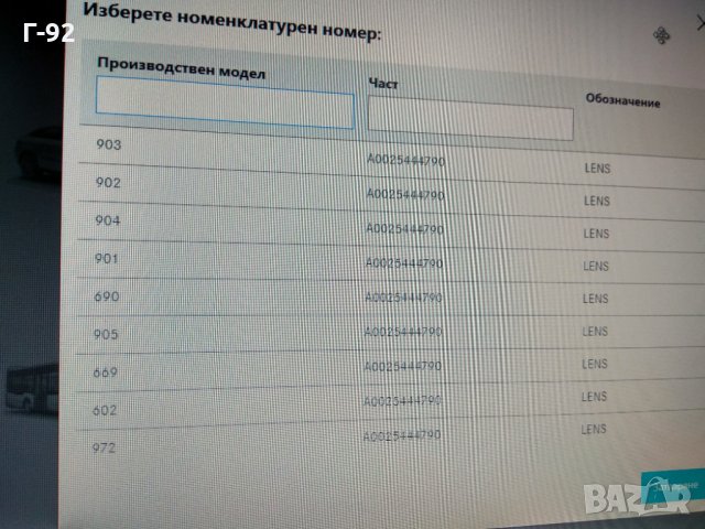 A0025444790*NEU*MERCEDES СТЪКЛО ЗА СТОП​ ATEGO, SPRINTER,VARIO 01.95-, снимка 2 - Части - 31799575