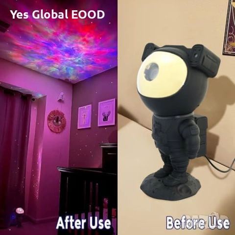 Астронавт проектор звездно небе с дистанционно, снимка 5 - Друга електроника - 53983714