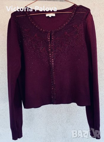 Разкошна жилетка BEL&BO Белгия цвят маджента, снимка 7 - Жилетки - 40074881