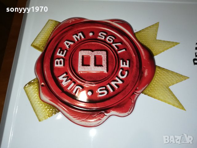 JIM BEAM-МЕТАЛНА КУТИЯ 3011210856, снимка 6 - Колекции - 34973564