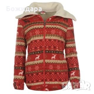 Lee Cooper Дамско Яке със зимни мотиви Casual Hooded Jacket Ladies 