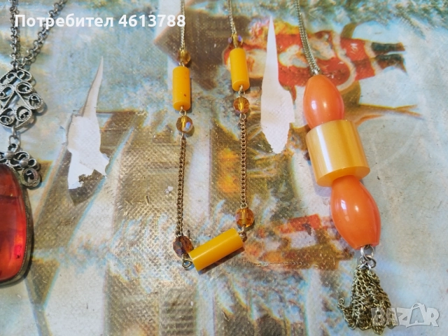 Бижута от балтийски кехлибар, снимка 6 - Антикварни и старинни предмети - 52157705
