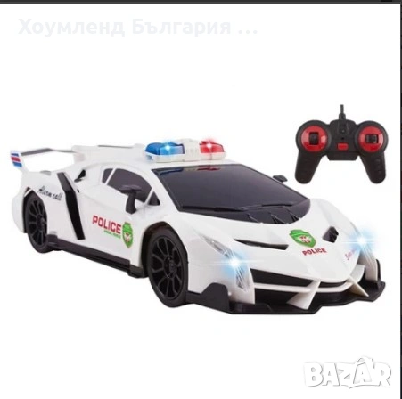 Атрактивна полицейска кола с отварящи се врати и дистанционно