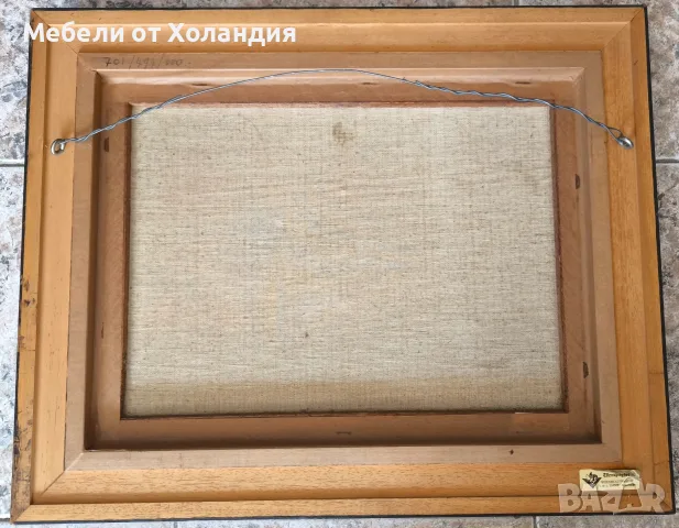 Морски пейзаж с дървена рамка, снимка 8 - Картини - 56038373