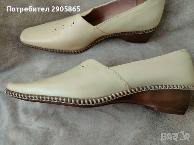 Нови кожени български обувки, снимка 2 - Дамски ежедневни обувки - 42299923