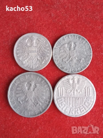 2,5,10,10 гроша Австрия, снимка 2 - Нумизматика и бонистика - 51165272