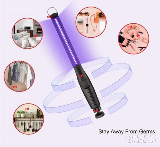 УВ/ UV Антибактериална LED лампа. Нова., снимка 2 - Стерилизатори - 31587556