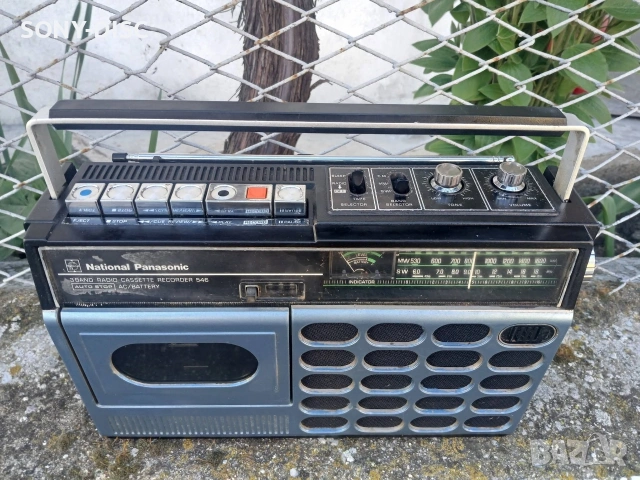 ПРОДАВАМ РЕТРО КАСЕТОФОН 1978Г ( NACIONAL PANASONIC - RQ-546FJS JAPAN) , снимка 2 - Радиокасетофони, транзистори - 54170940