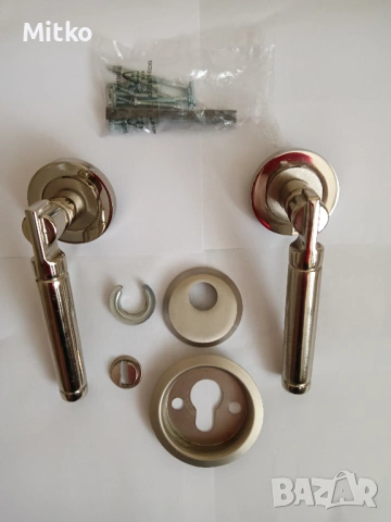 Комплект дръжки за блиндирана врата , снимка 2 - Други - 53945108