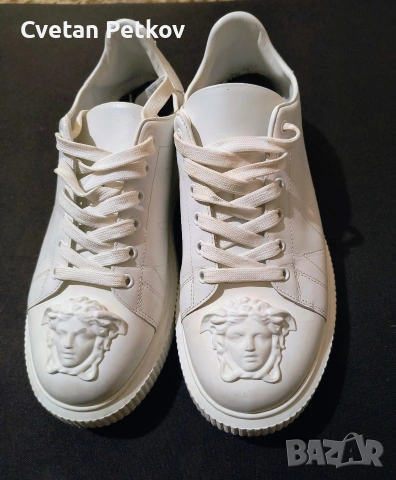 Продавам кожени кецове DIOR , GiVENCHY , VERSACE , снимка 6 - Кецове - 53173331