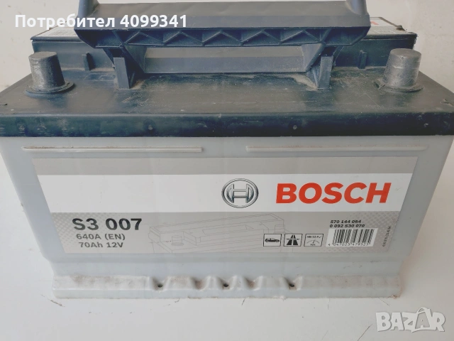 Акумулатор Бош 70 ач.12 в., снимка 4 - Аксесоари и консумативи - 54118375