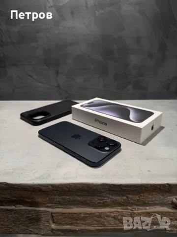 КАТО ЧИСТО НОВ Iphone 15 Pro Blue + подарък, снимка 2 - Apple iPhone - 56533844
