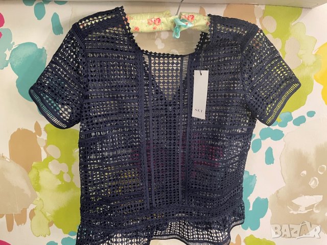 Нова блуза рязана бродерия SET, снимка 7 - Потници - 37102048