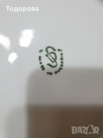 Порцеланови чинии- 9 броя- Дянко Стефанов, снимка 6 - Чинии - 35156193