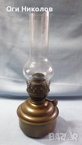 Старинна газена лампа за полилей