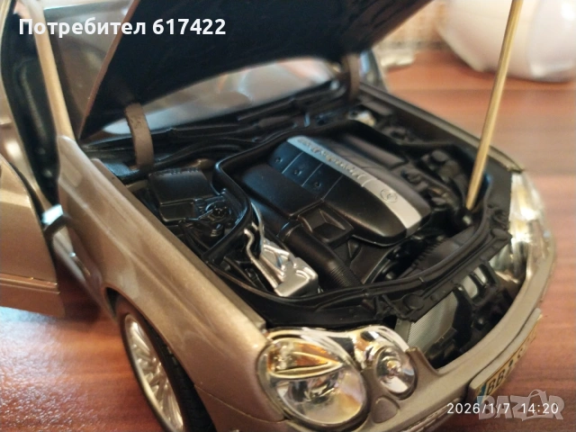 1:18 Метален модел на Mercedes Benz E320 T-Modell S211- Kyosho, снимка 15 - Колекции - 53022079