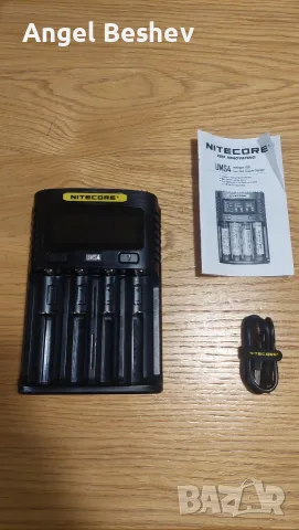 Зарядно Nitecore UMS4 за четири батерии, снимка 4 - Батерии, зарядни - 56155802