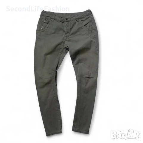 Дамски панталон Pepe Jeans London Portobello, размер 29/29, цвят каки