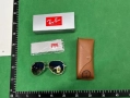 очила с черен обикновен калъф и Ув защита ray ban , снимка 1