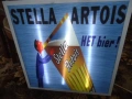 STELLA  ARTOIS  светеща реклама на бира., снимка 2