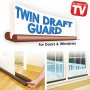 УПЛЪТНИТЕЛ ЗА ВРАТИ И ПРОЗОРЦИ TWIN DRAFT GUARD