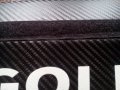 Супер качество черен карбон кожа протектор калъф два цвят за колан Голф GOLF за кола автомобил джип, снимка 7