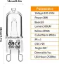Халогенни крушки G9 28W 2700K – топло бяла светлина, 12 броя, снимка 2