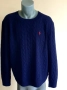 POLO Ralph Lauren Cable Wool / Knit Mens Size L НОВО! ОРИГИНАЛ! Мъжки Пуловер!, снимка 15