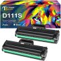 Нови 2 броя Черни Тонери MLT-D111S/D111L Samsung Xpress мастило принтер, снимка 1