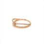 Златен дамски пръстен 1,46гр. размер:57 14кр. проба:585 модел:20048-1, снимка 2