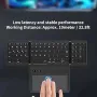 Сгъваема Bluetooth клавиатура с тъчпад, Bluetooth 5.1 с ниска латентност, снимка 4