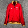 Мъжко горнище Under Armour Wales Mens Track Jacket LARGE Red Rugby Training Top WRU Regular UA, снимка 1
