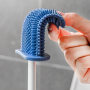 3857 СИЛИКОНОВА ЧЕТКА СЪС СТОЙКА ЗА ТОАЛЕТНА, снимка 8