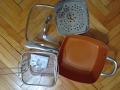 Нов Дълбок тиган за Здравословно готвене -Copper Chef(Комплект от 4 части), снимка 5