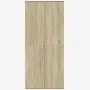 vidaXL Висок шкаф, сонома дъб, 80x35x180 см, инженерно дърво, снимка 3