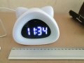 LED Часовник с будилник и нощна лампа, снимка 2