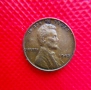  Lincoln Wheat Penny монета- част от историята на USA   , снимка 1
