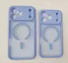 Калъф  iPhone 18 Pro/iPhone 17 Pro/iPhone 18 Pro Max/iPhone 17 Pro Max - Light Blue, Deep Burgundy, снимка 5
