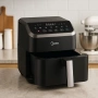 Въздушен фритюрник Midea 5L (1600W) – за здравословно готвене 🍳, снимка 2