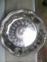 Метална съветска никелирана купа поднос, снимка 1 - Други ценни предмети - 37335967