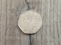 Монета 2018 Великобритания 50 pence 50p (1918 People act) - Elizabeth II, снимка 1