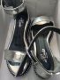 Дамски сребристи сандали, снимка 6