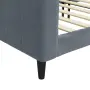 vidaXL Кушетка, тъмносиво, 90x200 см, кадифе, снимка 6