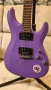 Schecter C-6 Deluxe Satin Purple - ъпгрейдвана, като нова, снимка 1