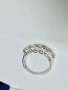 Сребърни пръстен с мойсанит (Диамант) 2.5 карата, снимка 7